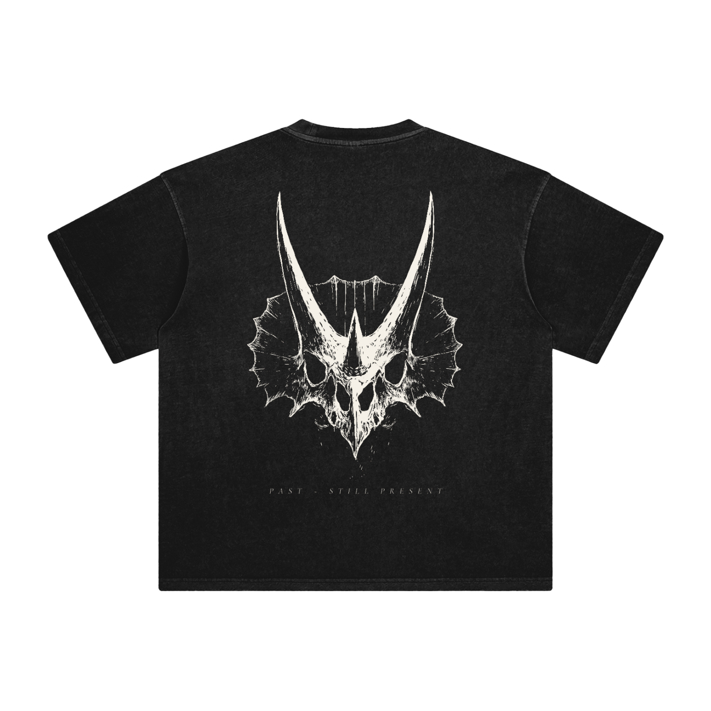 Crest of Horns – Washed Heavyweight Cotton T-Shirt | PALEA