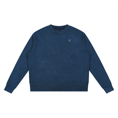 Ordovician – Crinoid Study Mineral Washed Cotton Knit Sweatshirt | PALEA