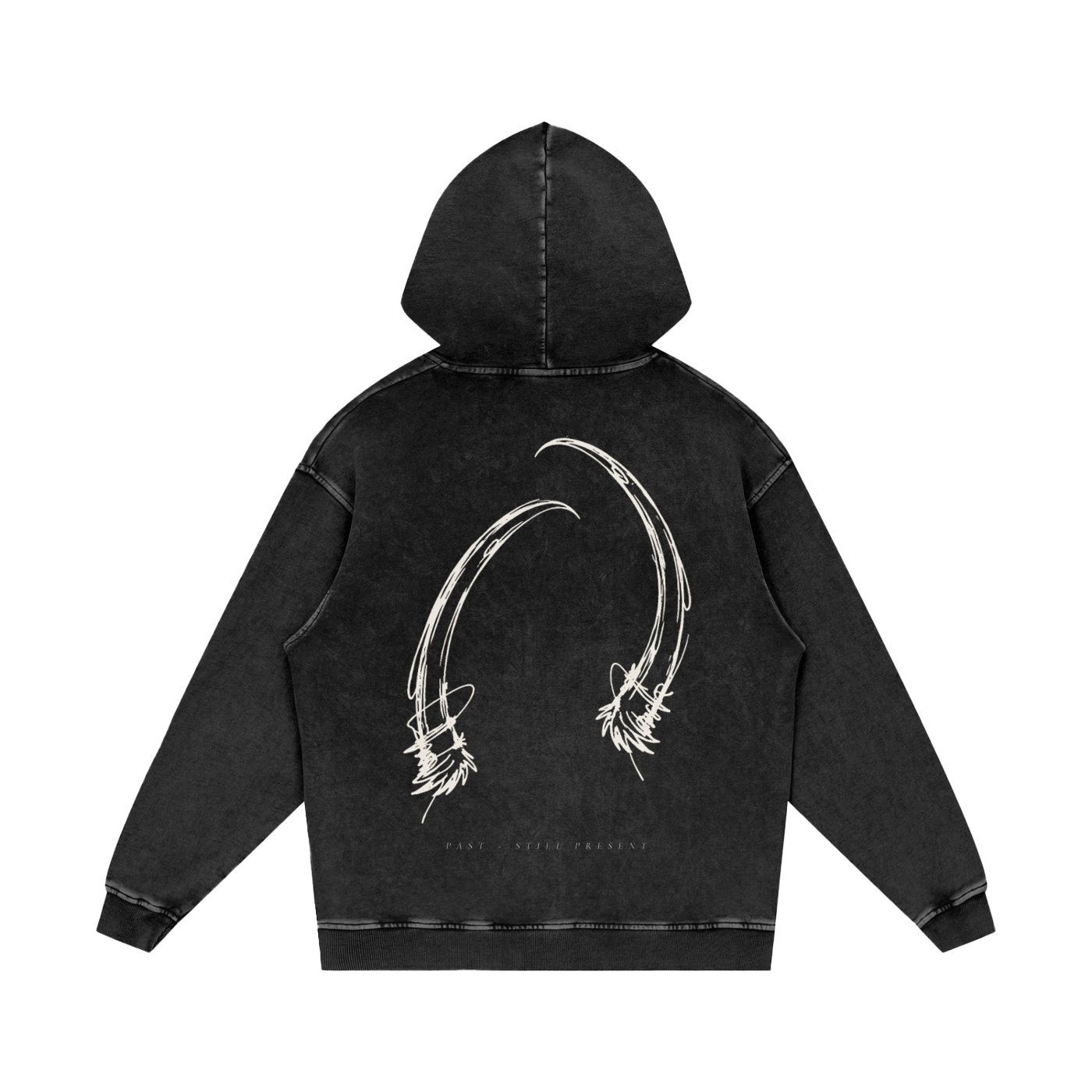 Tusk – Oversized Washed Heavyweight Cotton Hoodie | PALEA