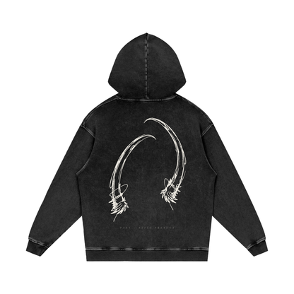 Tusk – Oversized Washed Heavyweight Cotton Hoodie | PALEA