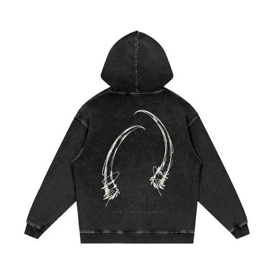 Tusk – Oversized Washed Heavyweight Cotton Hoodie | PALEA