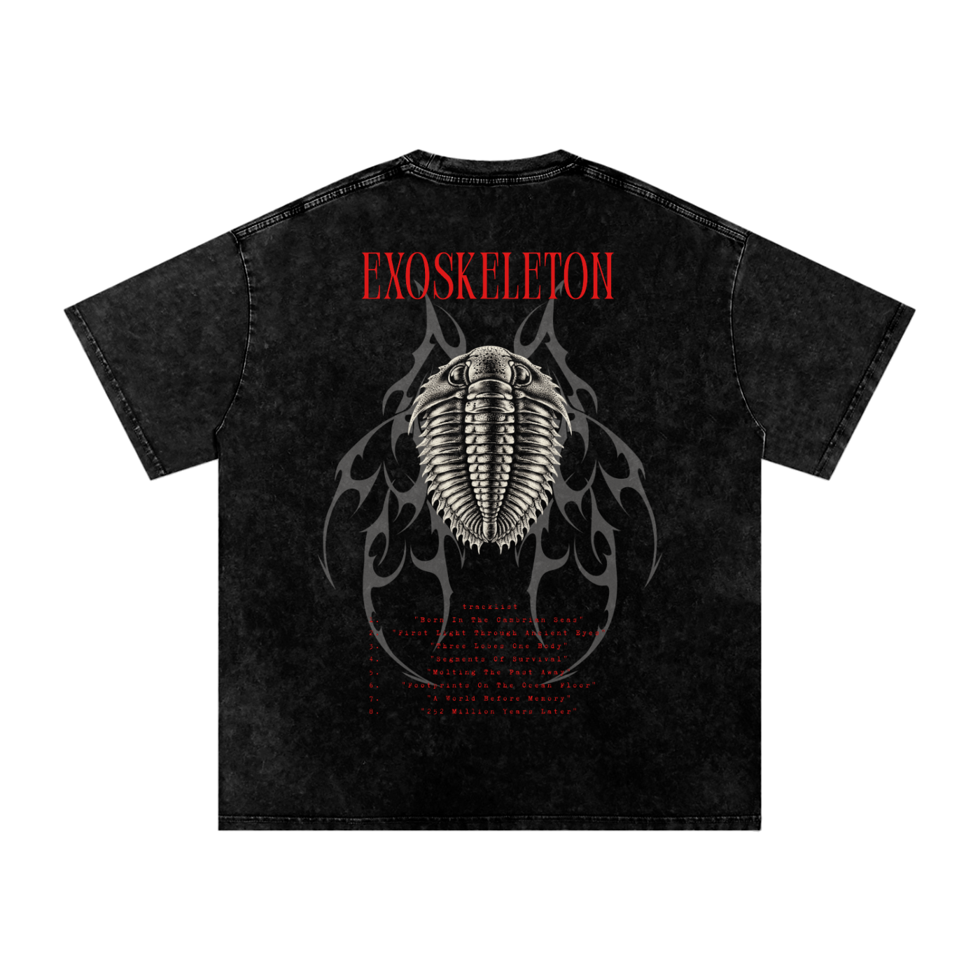 Exoskeleton – Washed Oversized Tee