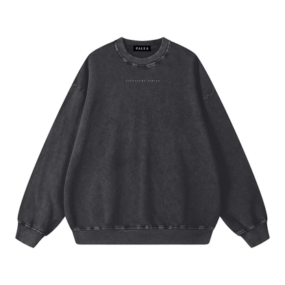 Crest of Horns – Oversized Heavyweight Cotton Sweatshirt | PALEA